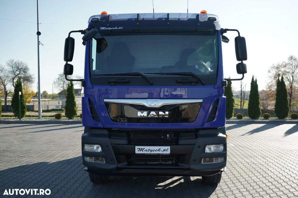 MAN TGM 19.340 / 4X2 / BASCULĂ DUBLĂ / BORDMATIC / HYDROBRA / - 16