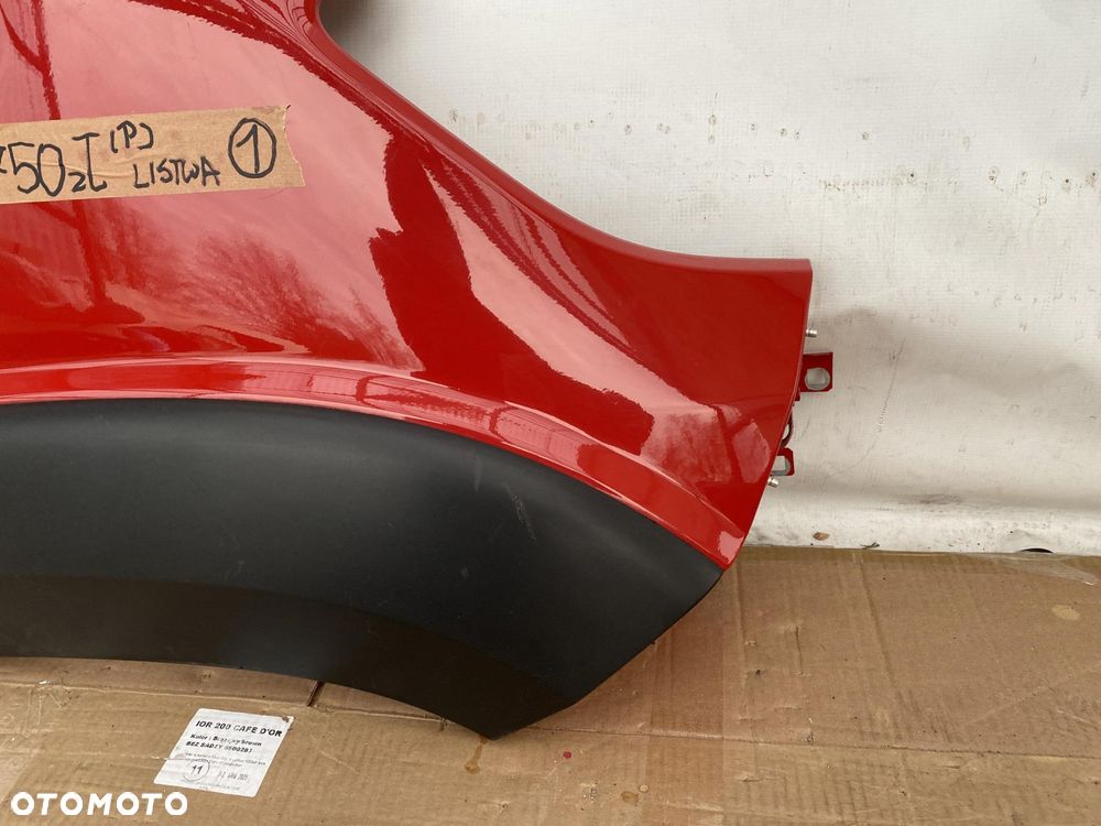 DUCATO BOXER JUMPER LIFT MAXI 14- BŁOTNIK PRZEDNI PRAWY Z LISTWĄ CZERWONY - 2