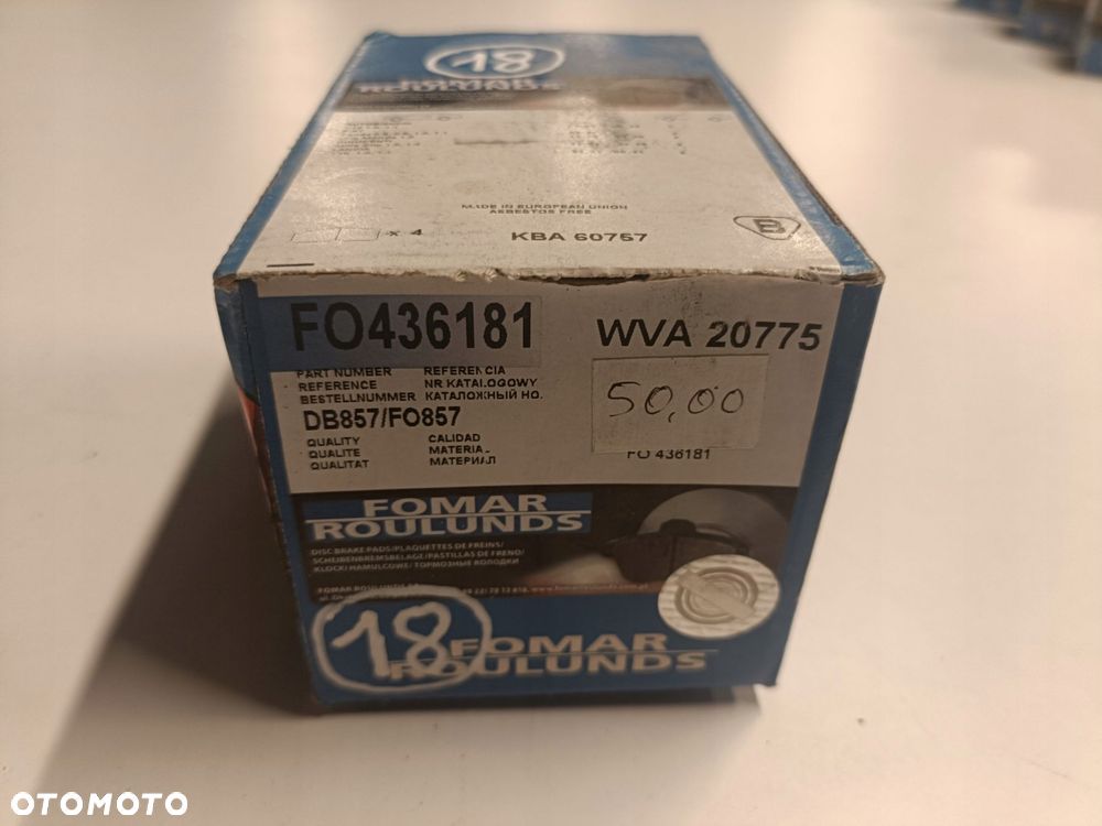 Fiat Tipo Uno Panda PRZEDNIE KLOCKI HAMULCOWE przód 436181 - 2