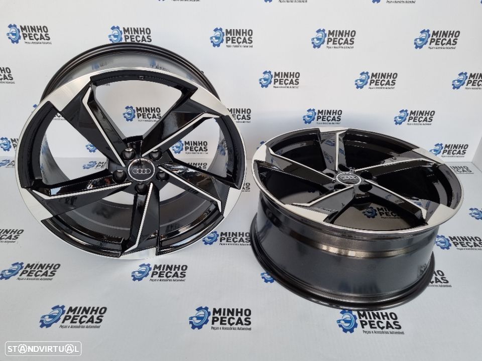 Jantes Audi (A9) em 20 Preto Polido - 5