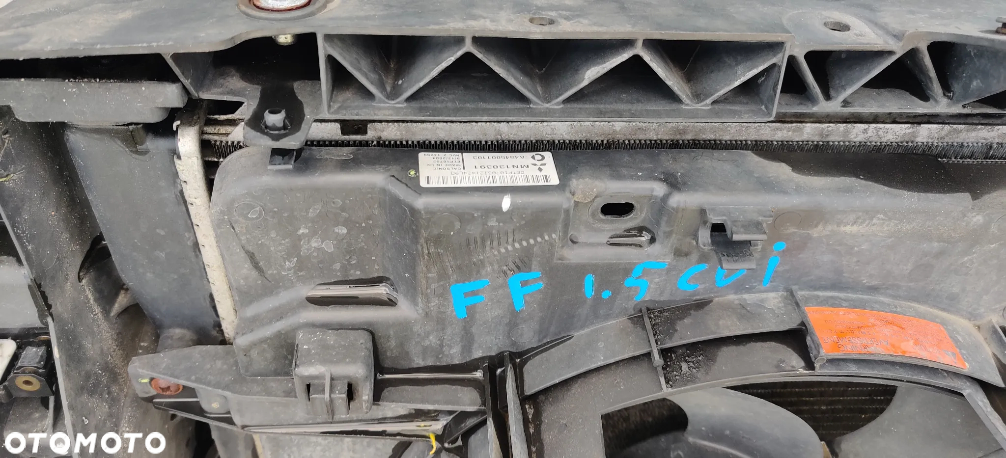 SMART FORFOUR WENTYLATOR CHLODNICY 1.5 CDI A4545001103 - 2