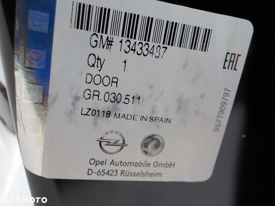 OPEL CORSA E 3D  DRZWI NOWE ORYGINAŁ PRAWE przednie - 2