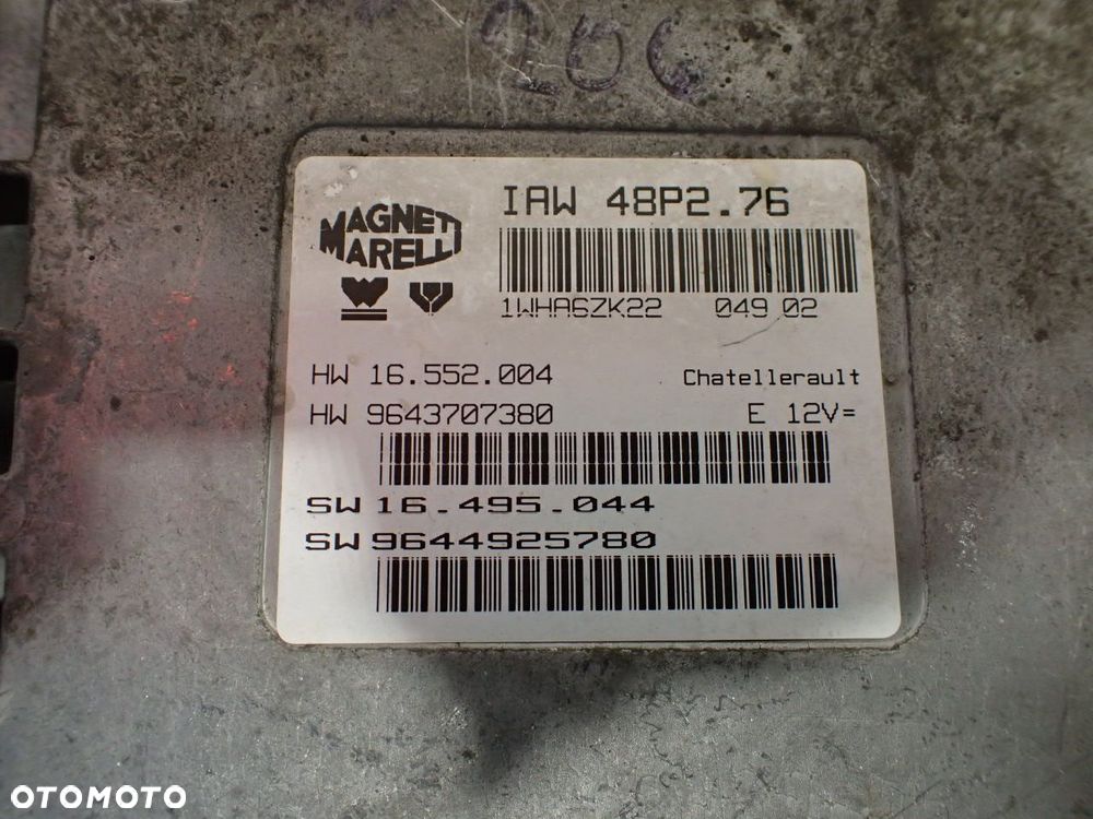 KOMPUTER SILNIKA PEUGEOT 206 - 4