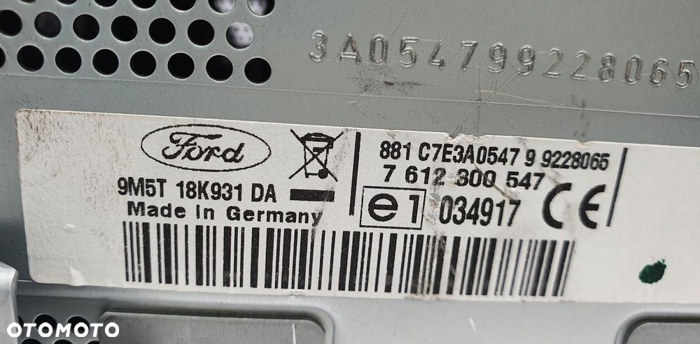 RADIO CD AUX NAWIGACJA GPS FORD FOCUS MK2 9M5T-18K931-DA - 7