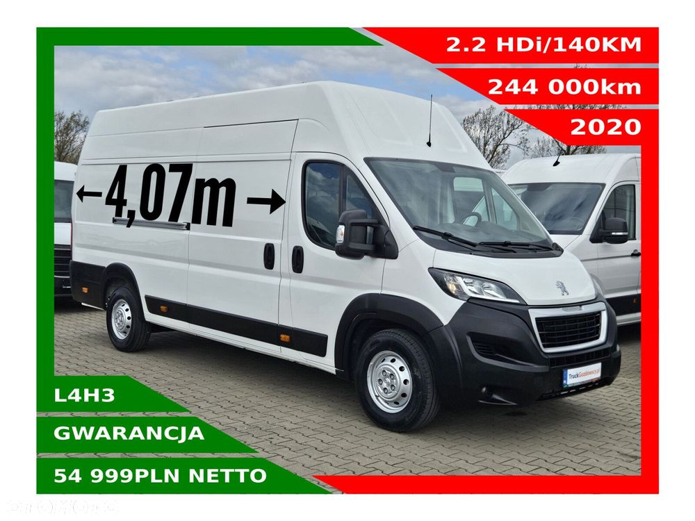 Peugeot boxer L4H3 *54999zł NETTO* 2.2 HDi/140KM - 1