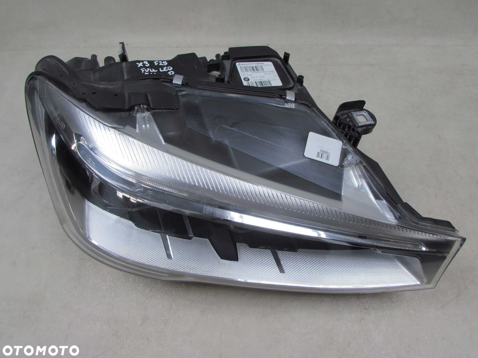 BMW X3 F25 14-17 LAMPA REFLEKTOR PRZOD PRAWA FULL LED ADAPTIVE 7410842 - 8