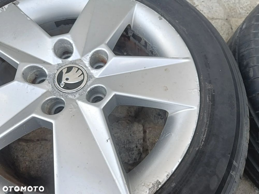 Felgi Aluminiowe 16 Skoda Octavia 3 5x112 ET46 5E0601025H Koła VW Seat Audi 6,5Jx16H2 - 5