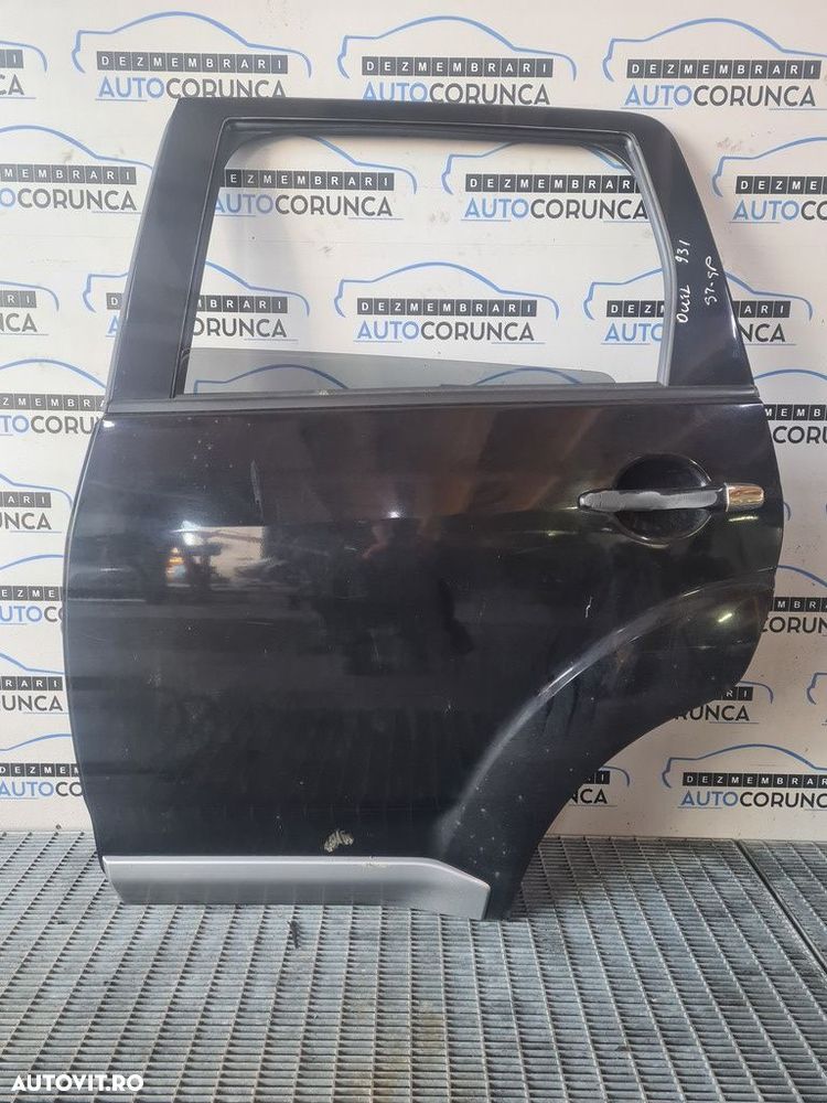 Usa Stanga Spate Mitsubishi Outlander 2007 - 2012 SUV 4 Usi NEGRU X42 (931) CU RUGINA - 1