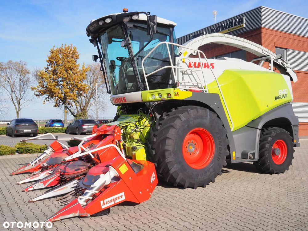Claas Jaguar 840 4x4 + Kemper 445 - 6