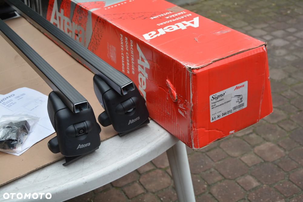 Audi A4 B6 sedan bagażnik dachowy Atera klucz - 2