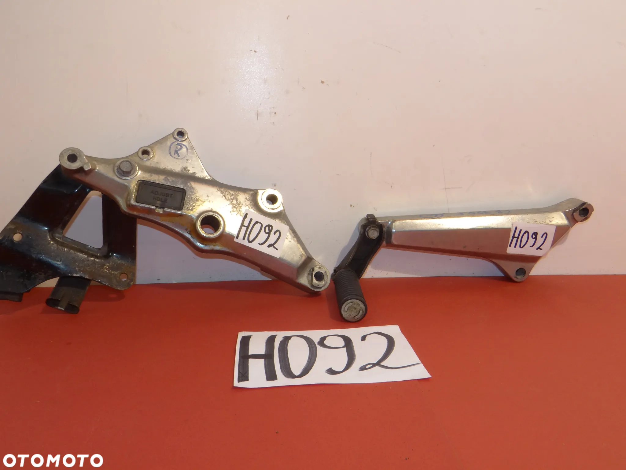 HONDA CB 750 F SUPER SPORT FOUR 77-78 r. MOCOWANIA PODNÓŻKÓW  PASAŻERA SET MOCOWANIE WYDECHU H092 - 7