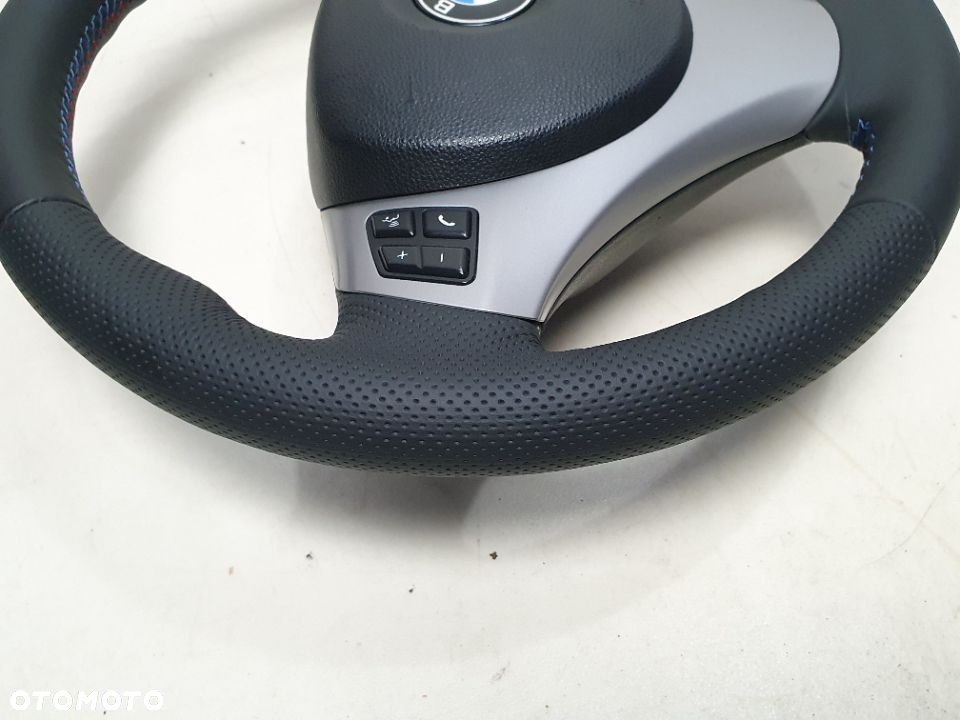 BMW E90 E93 E81 E88 KIEROWNICA SKÓRZANA Z PODUSZKĄ - 6