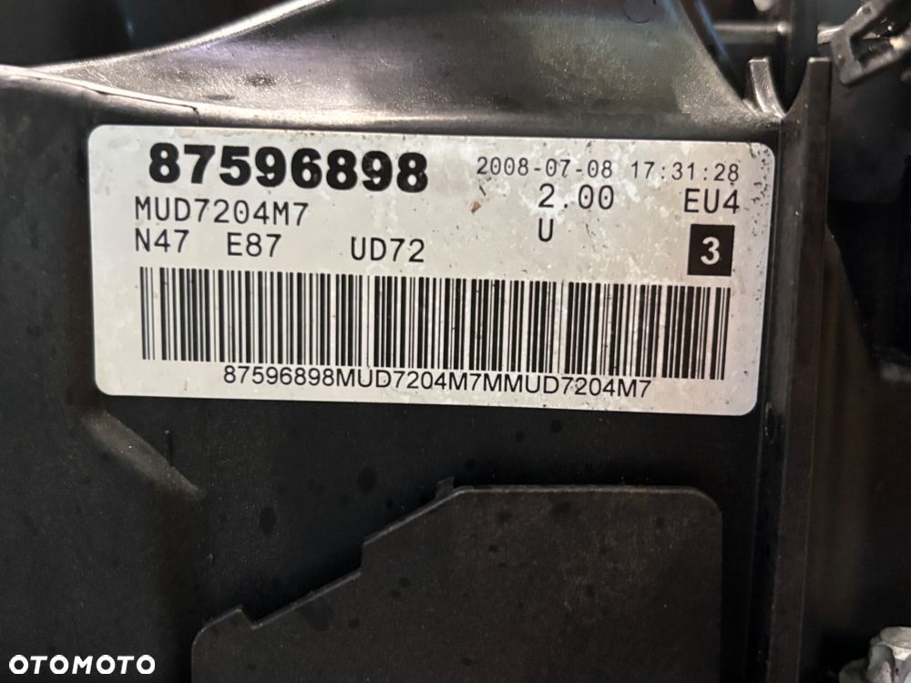 Silnik kompletny BMW n47 n47d20 n47d20a 2008  eu4 143 konie 2.0 e90 e91 - 11