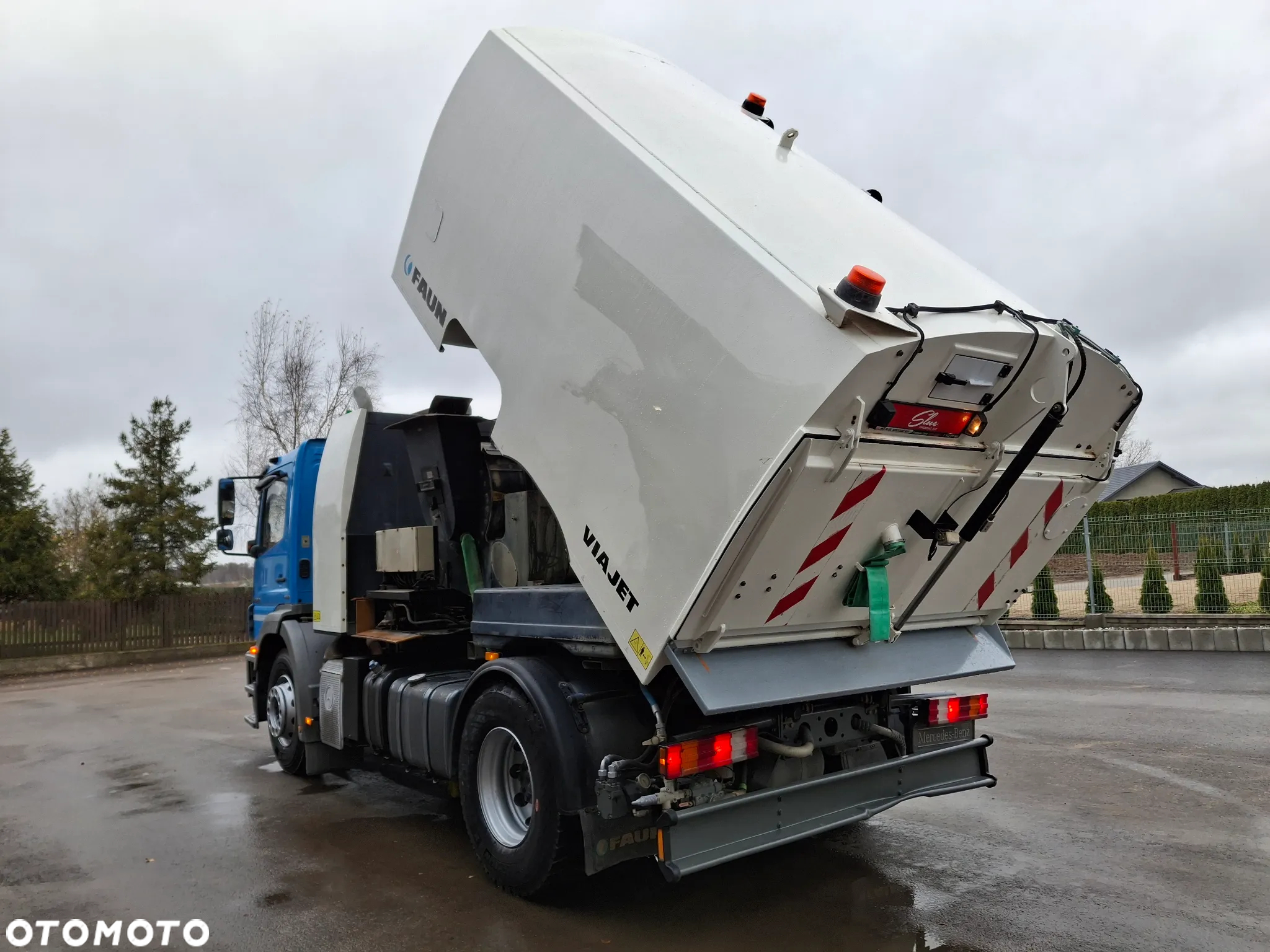 Mercedes-Benz Axor 1829 Zamiatarka FAUN Viajet 2010r EUnited PM10 Karcher Przebieg 76 Tyś KM Euro 5 - 9
