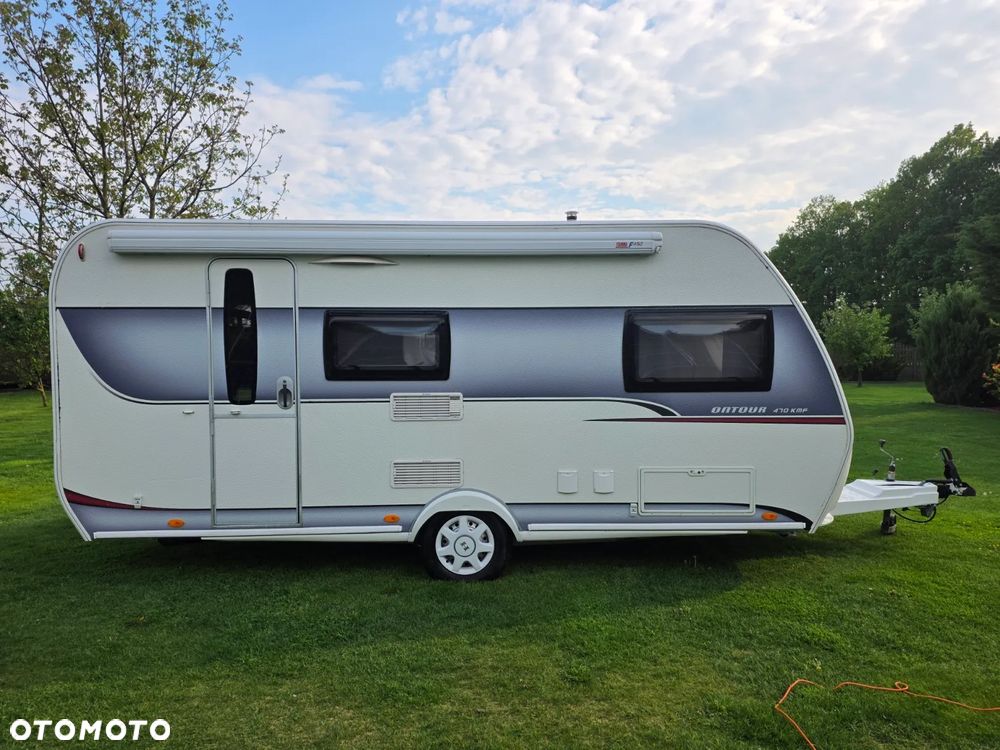 Hobby Ontour 470 KMF salon Polska, piętrowe łóżka, oddzielna jadalnia i sypilania - 7