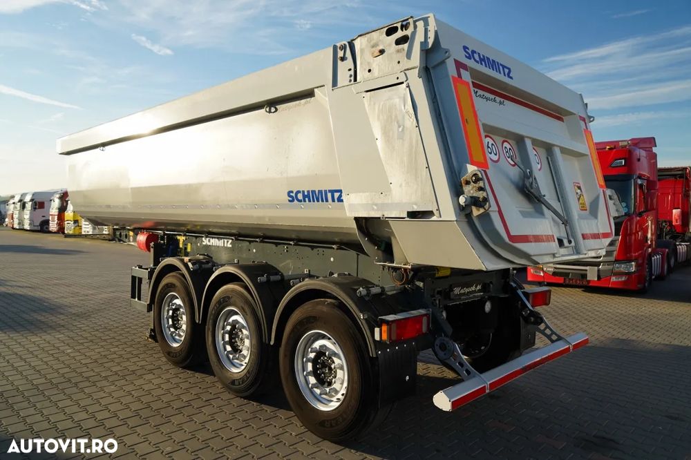 Schmitz Cargobull / BASCĂLĂTOR / 26 m3 / HIDROCLAPEATĂ / AXĂ RIDICABILĂ / - 3