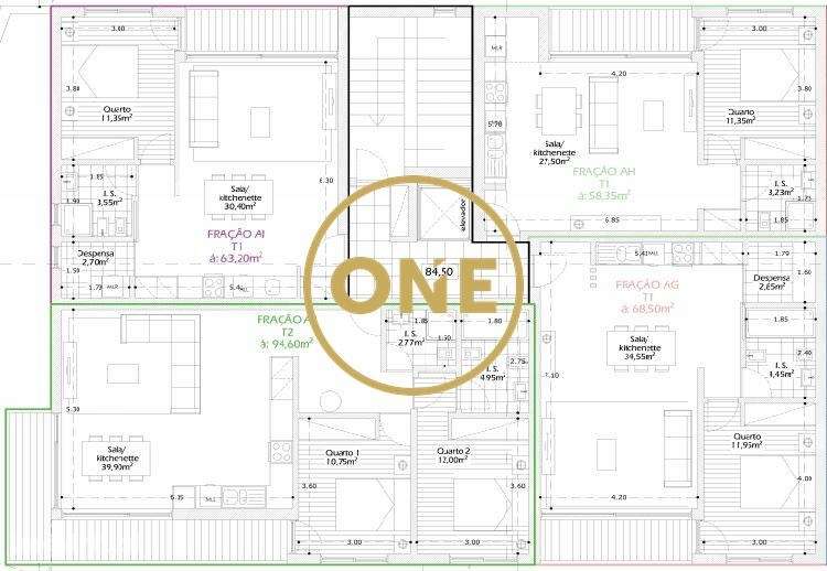 Apartamento T2 em Calendário - Grande imagem: 2/6