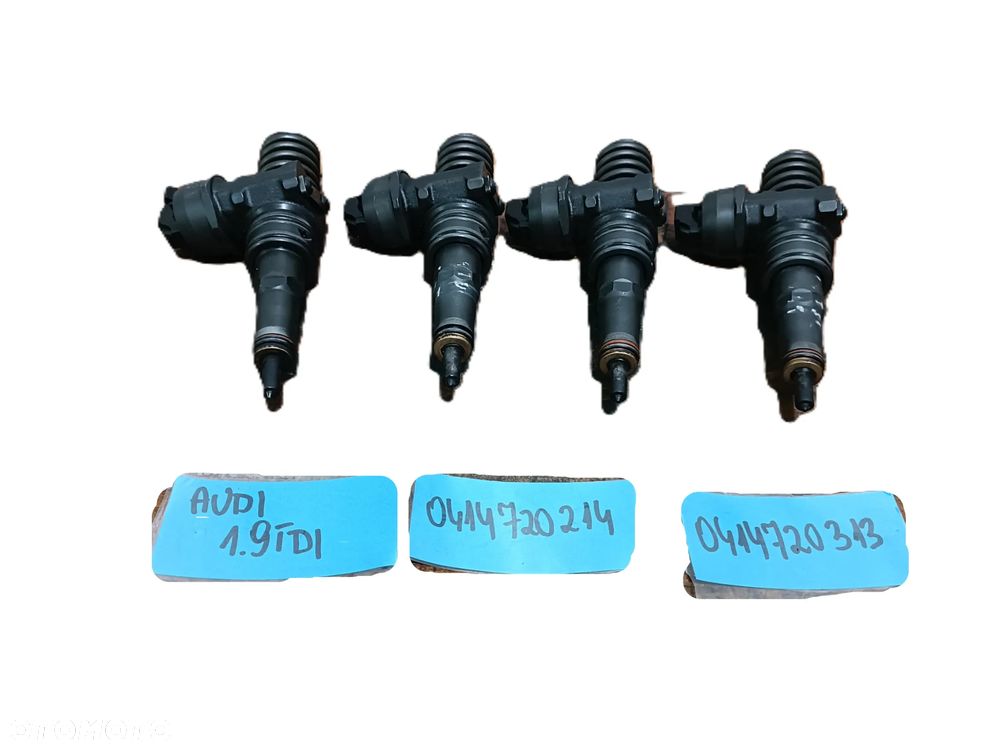 * Audi VW Seat Skoda 1,9 TDI POMPOWTRYSKIWACZE komplet BOSCH 0414720214 - 1
