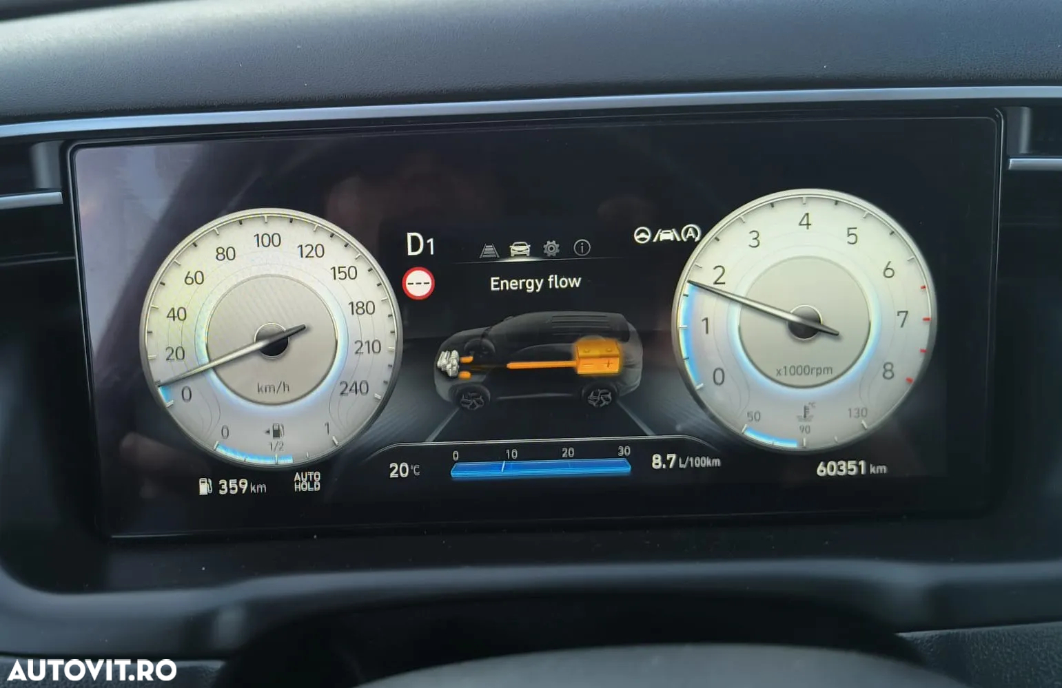 Hyundai Tucson 1.6 l MHEV 180 CP 4WD 7DCT Style+ - 9