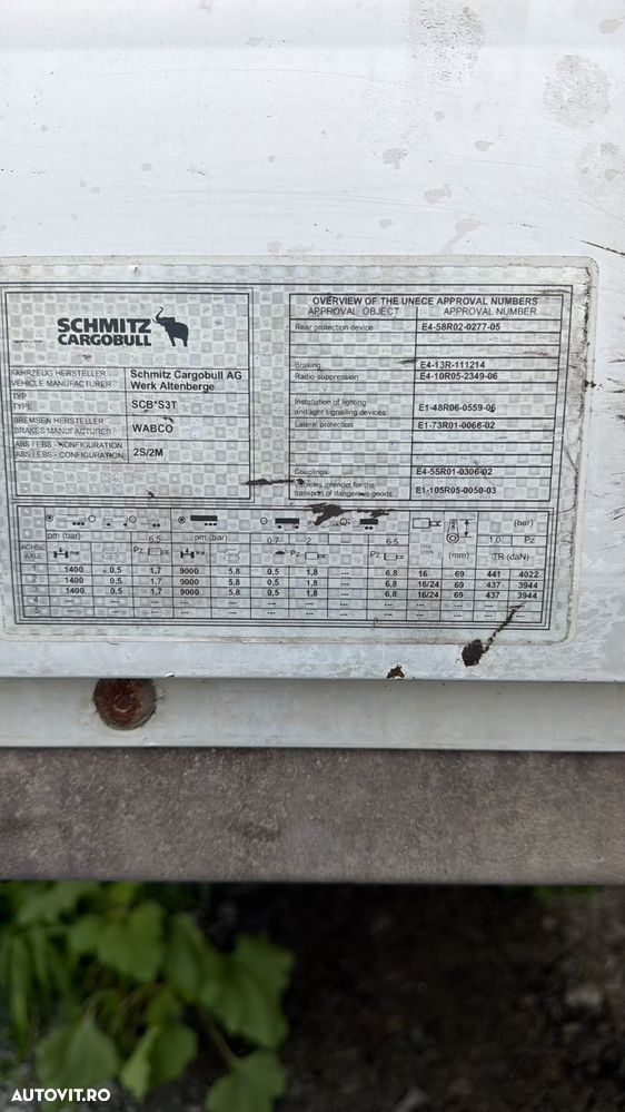 Schmitz Cargobull Semiremorca Mega Prelata - 6