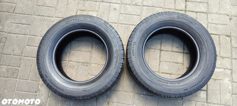 OPONY 225/65R16 C CONTINENTAL CONTIVAN CONTACT 200 112/110R (1019) LATO 6mm PARA 2 SZTUKI - 2