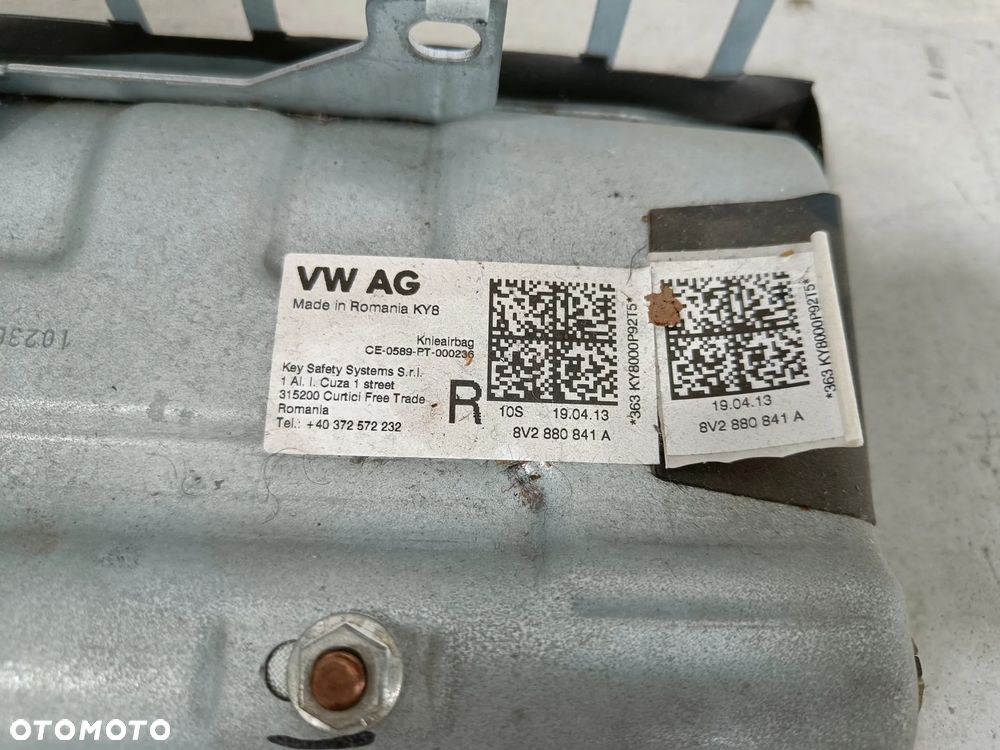 Poduszka kolanowa Audi A3 8V Airbag 8V2880841A Skoda Seat VW - 5