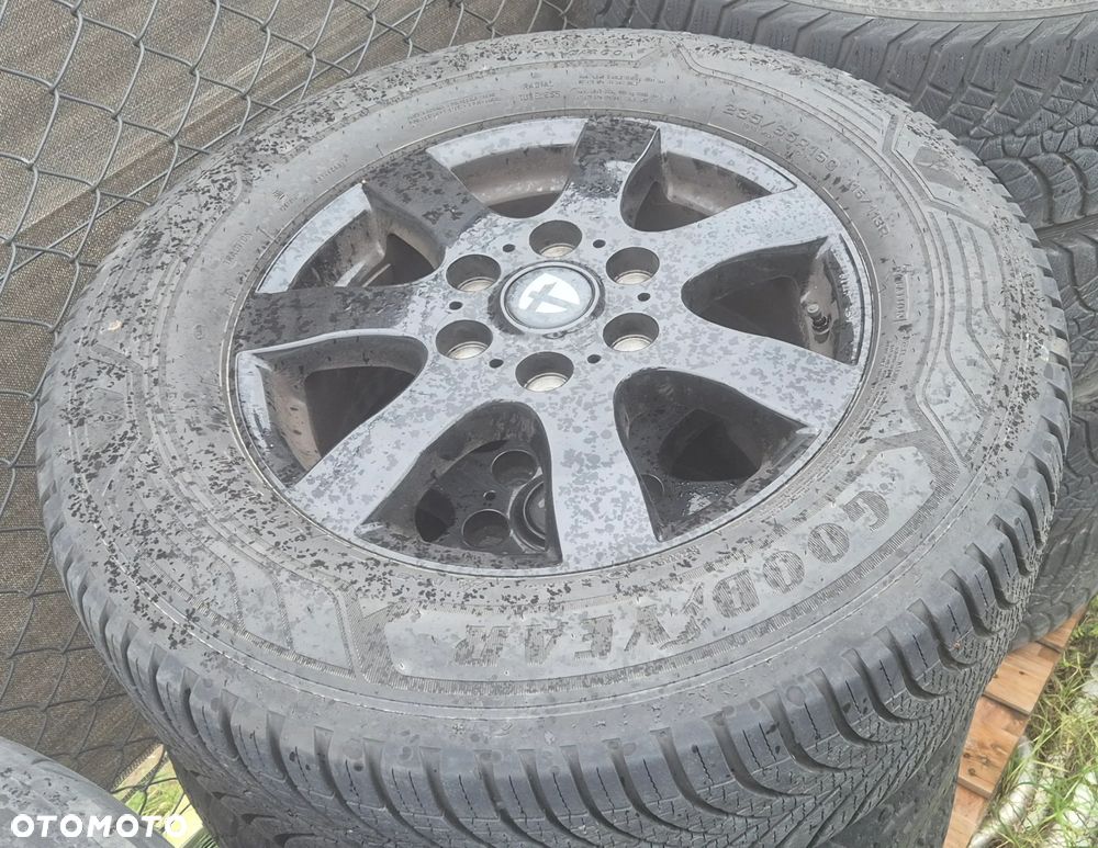 Koła Felgi Czarne Aluminiowe Alufelgi Opony Zimowe 16" 235/65/R16C Mercedes Sprinter 906 907 910 Volkswagen Crafter - 1