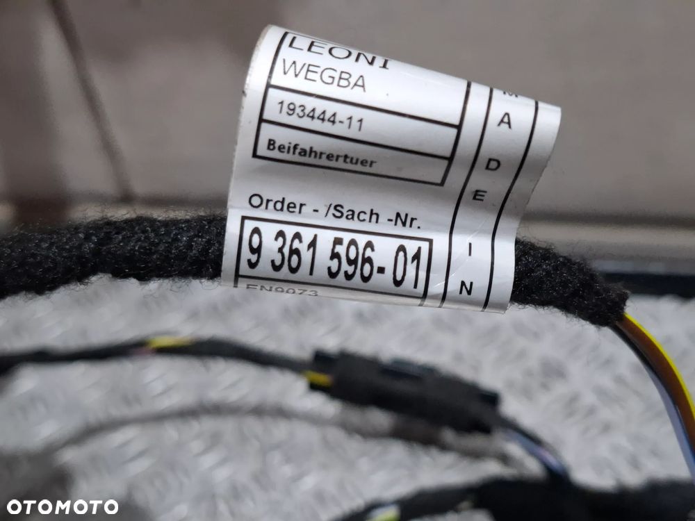 Wiązka instalacja drzwi prawy przód BMW 2 F45 2015 rok nr 9361596 - 2