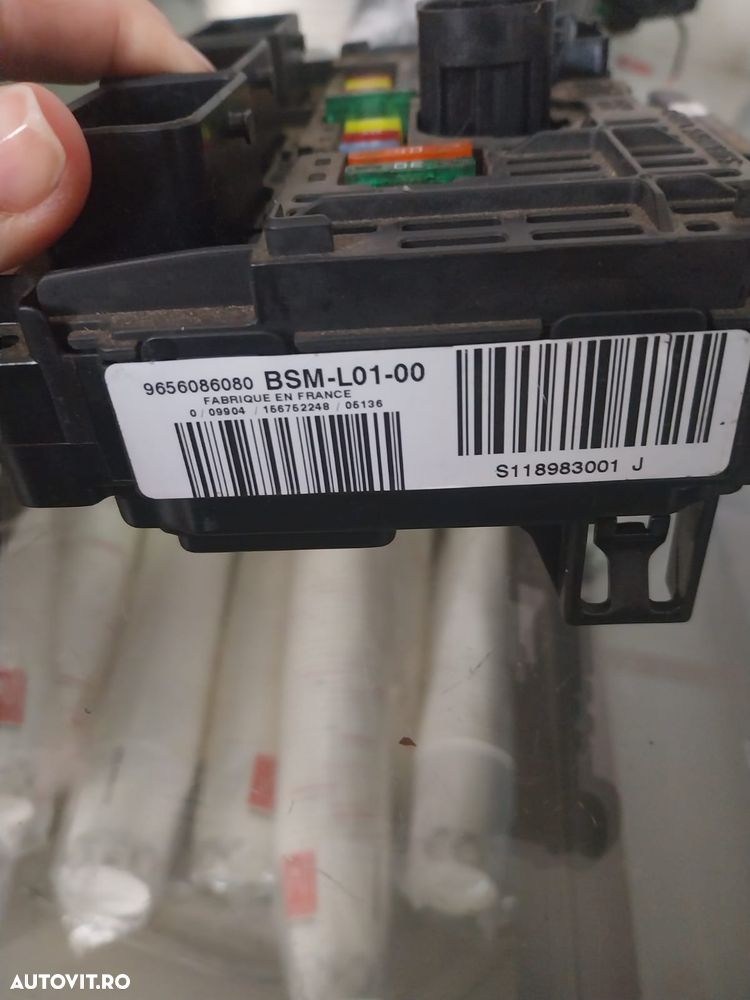VAND PANOU SIGURANTE BSM PENTRU PEUGEOT 407, L01-00 : 9656086080 - 2