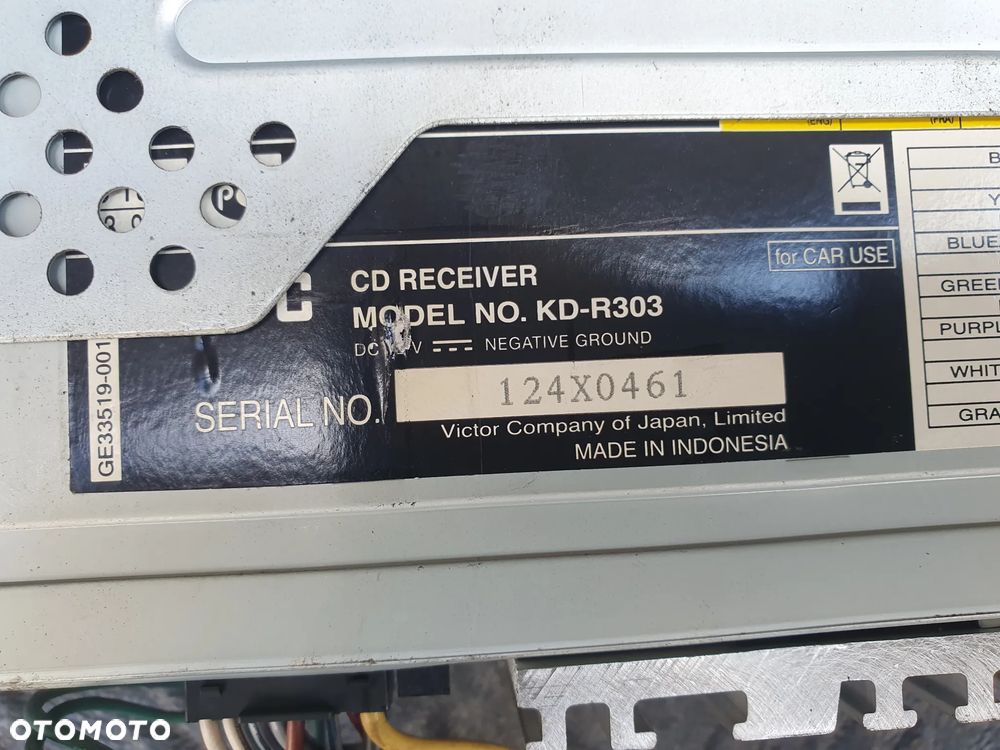 RADIO SAMOCHODOWE JVC KD-R303 - 4