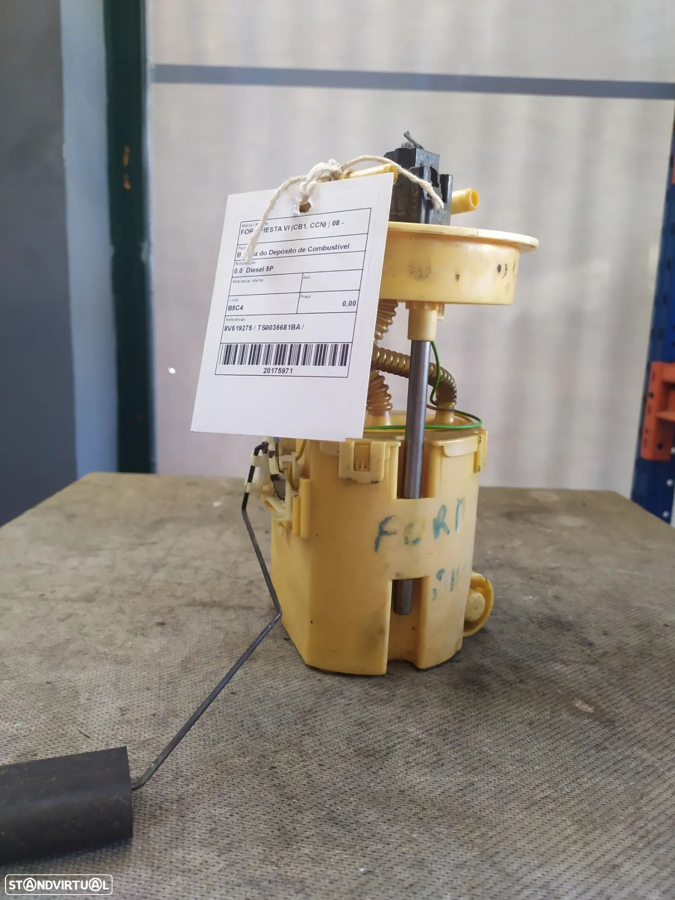 BOMBA DE COMBUSTIVEL FORD FIESTA VI / TS0035681BA / 8V519275 - 1