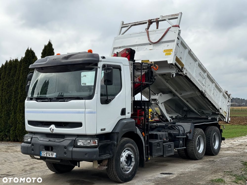 Renault KERAX 320 DCI 6X4 // DŹWIG HDS FASSI F110A RADIO PILOT // - 1