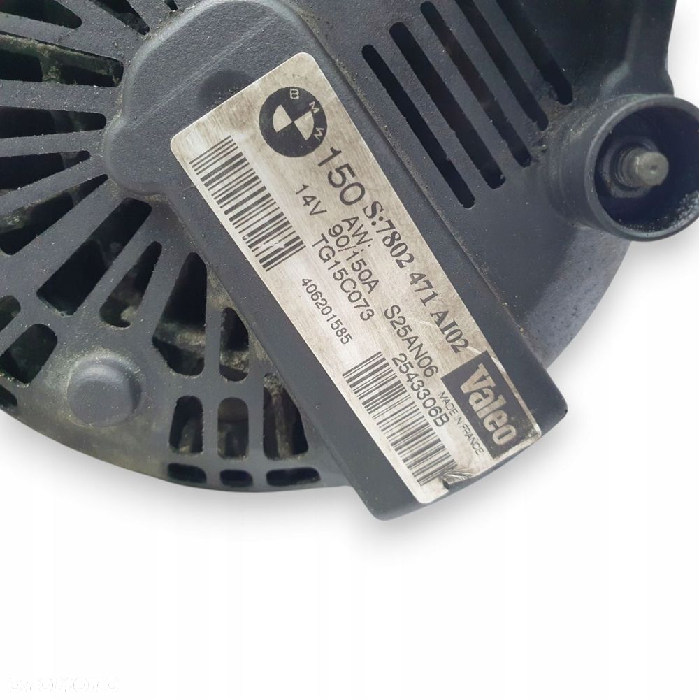 ALTERNATOR BMW 5 E60 3 E90 X3 E83 2.0d 150A Valeo TG15C073 7802471 - 7