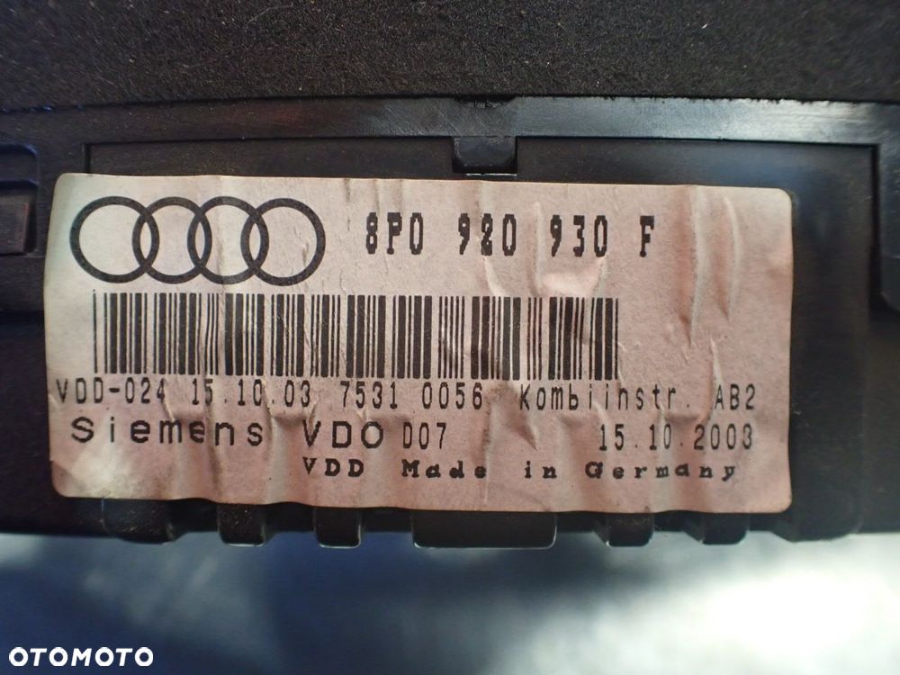 LICZNIK AUDI A3 8P 2.0 TDI BKD - 5
