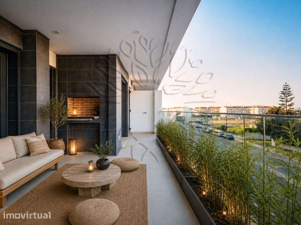 Apartamento T3 usado como novo em Vale Salgueiro, Montijo. Com 196 ... - Grande imagem: 5/60
