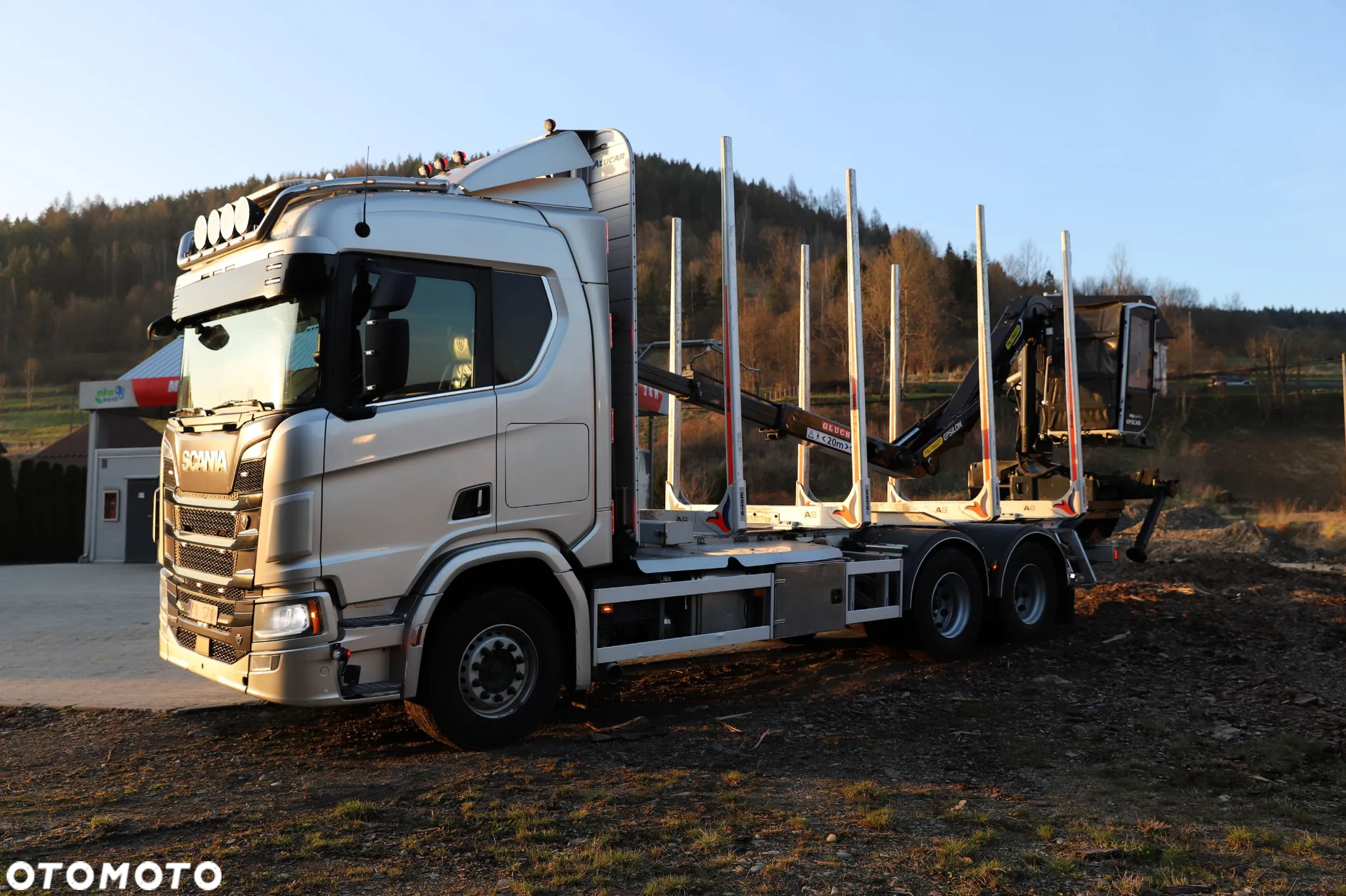 Scania R650 6X4 EURO 6 Resor Resor Dzwig Epsilon z Kabina Do drewna Lasu dłużycy kłody Palfinger - 3