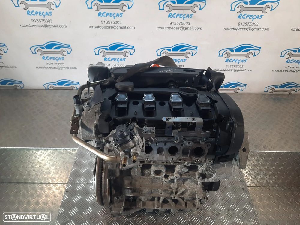 MOTOR ENGINE COMPLETO VOLKSWAGEN GOLF V 5 MK5 2.0 FSI 16V 150CV BLR PASSAT B6 AUDI A3 8P SEAT LEON 1P ALTEA 5P TOLEDO III 3 MK3 SKODA OCTAVIA II 2 MK2 MOTOR ARRANQUE ALTERNADOR COMPRESSOR AR CONDICIONADO BOMBA DIRECAO DIREÇÃO TURBO INJETOR INJETORES - 10