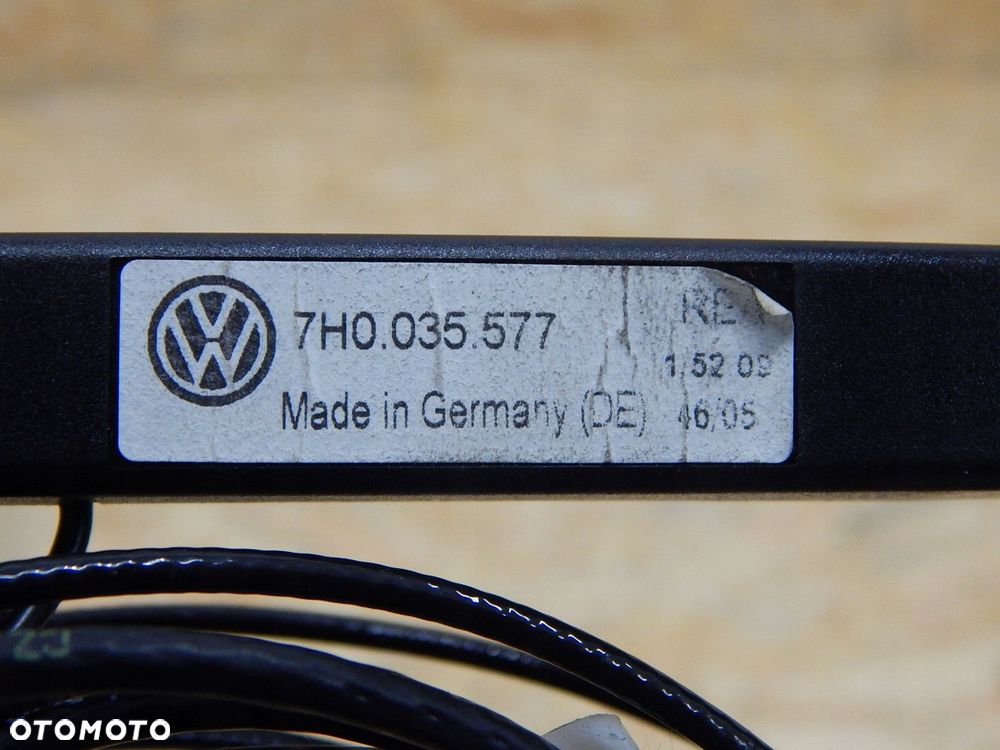 vw t5 multivan instalacja wiązka anteny radia 7h0035577 - 2