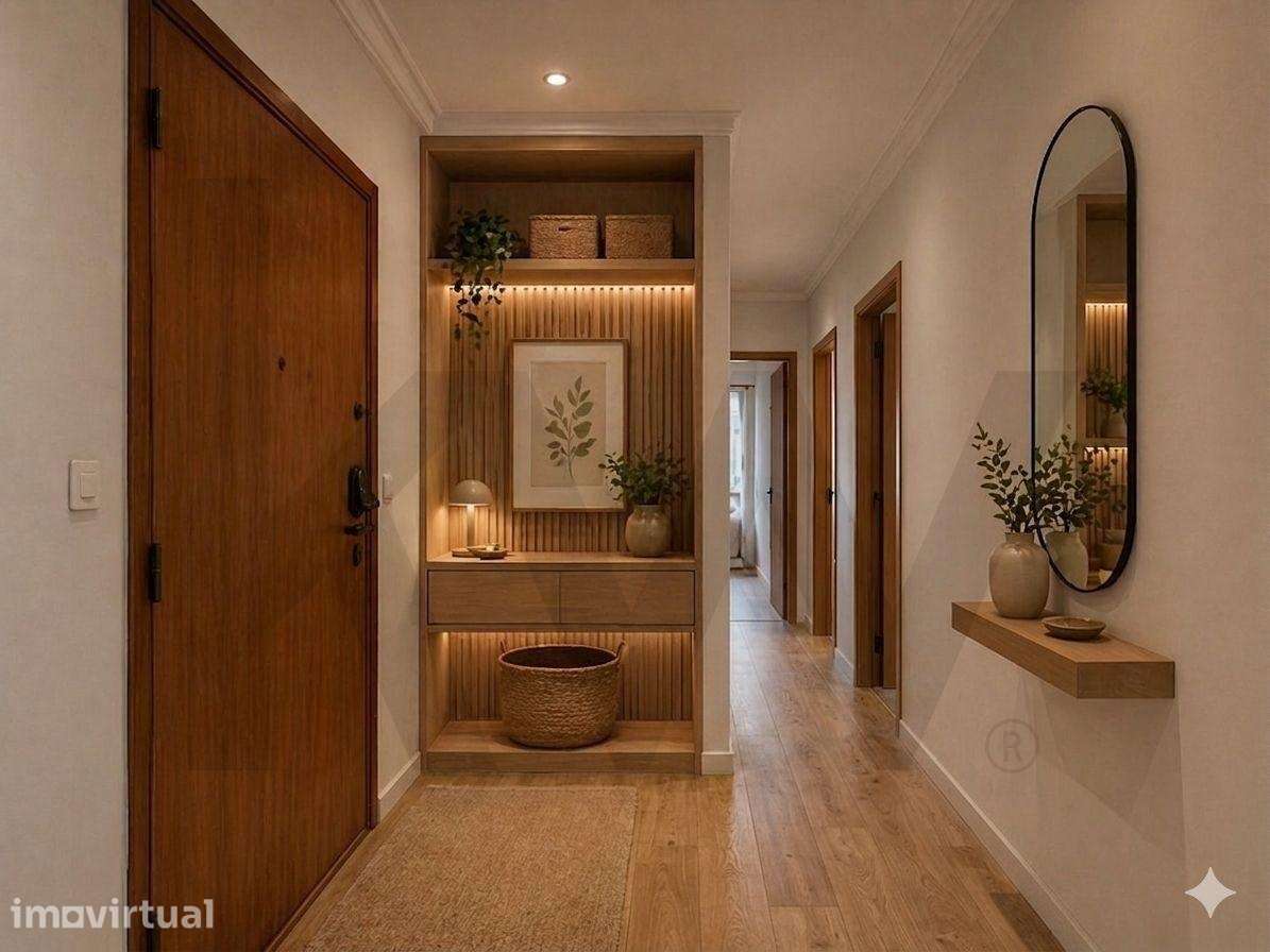 Apartamento T2 Totalmente Remodelado em Queijas, Oeiras. Pronto a habi - Grande imagem: 2/10
