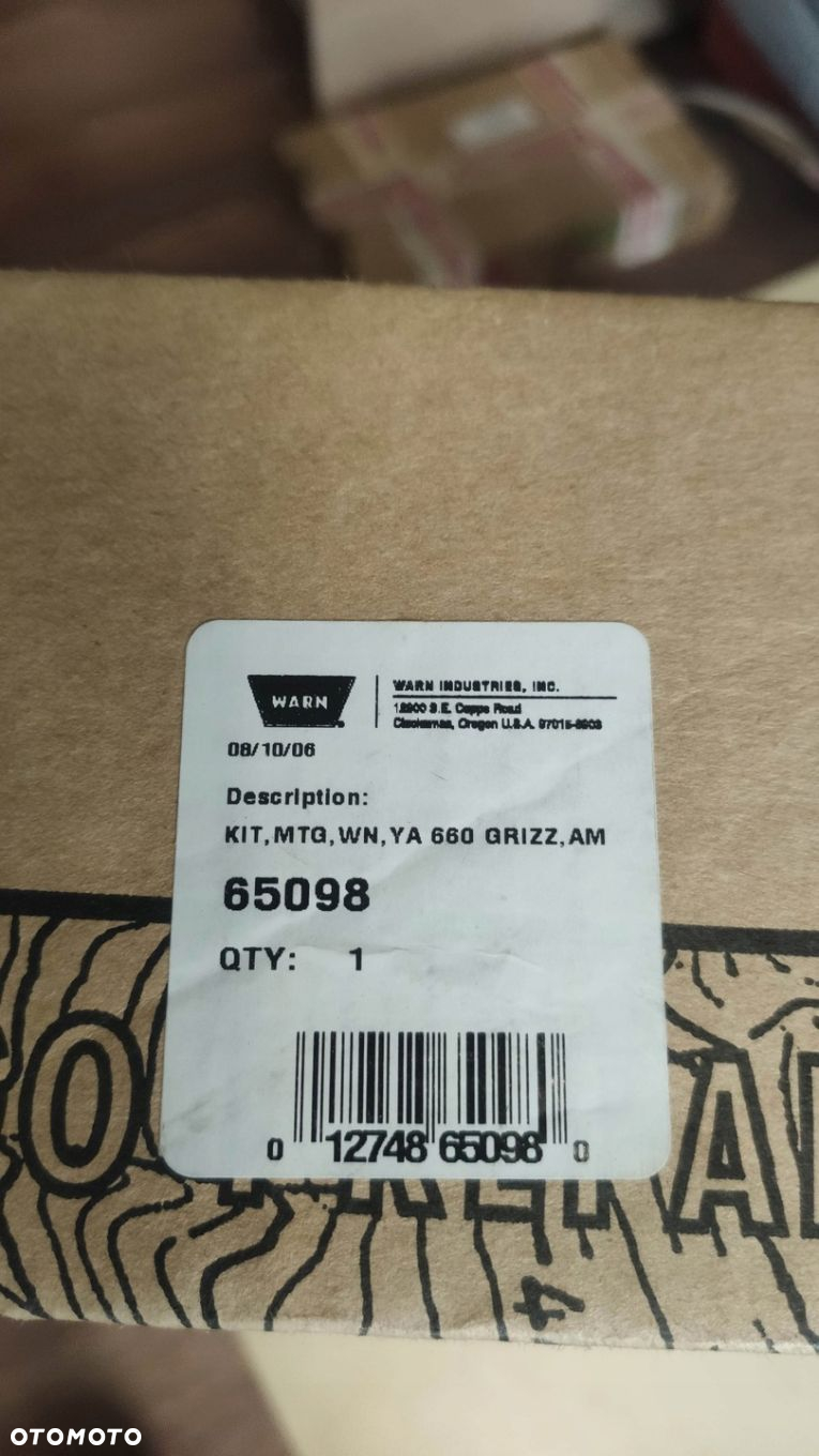 EU ZESTAW DO MONTAŻU WYCIĄGARKI ATV YAMAHA GRIZZLI - 7