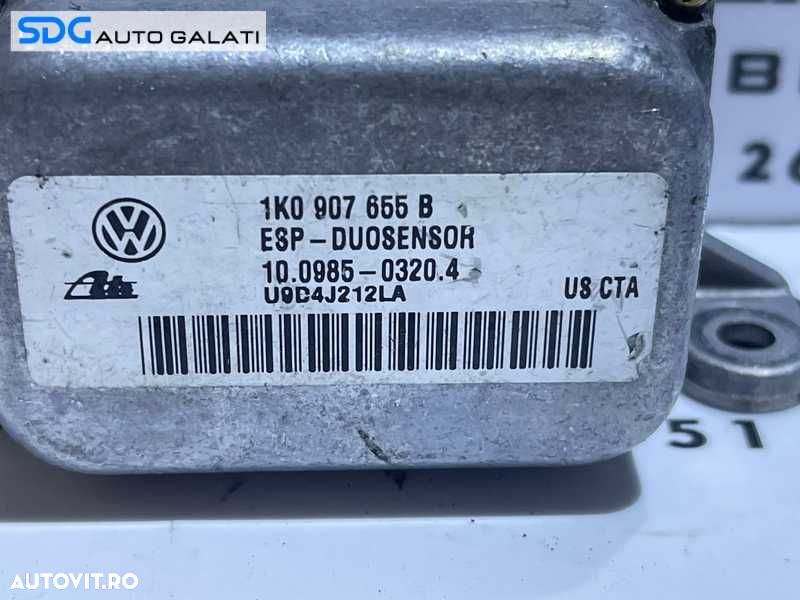 Senzor Acceleratie Laterala ESP VW Touran 2003 - 2010 Cod 1K0907655B [S0177] - 2