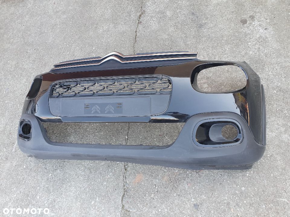 Citroen C3 III 16- zderzak przedni grill kratka ramka halogenu - 1