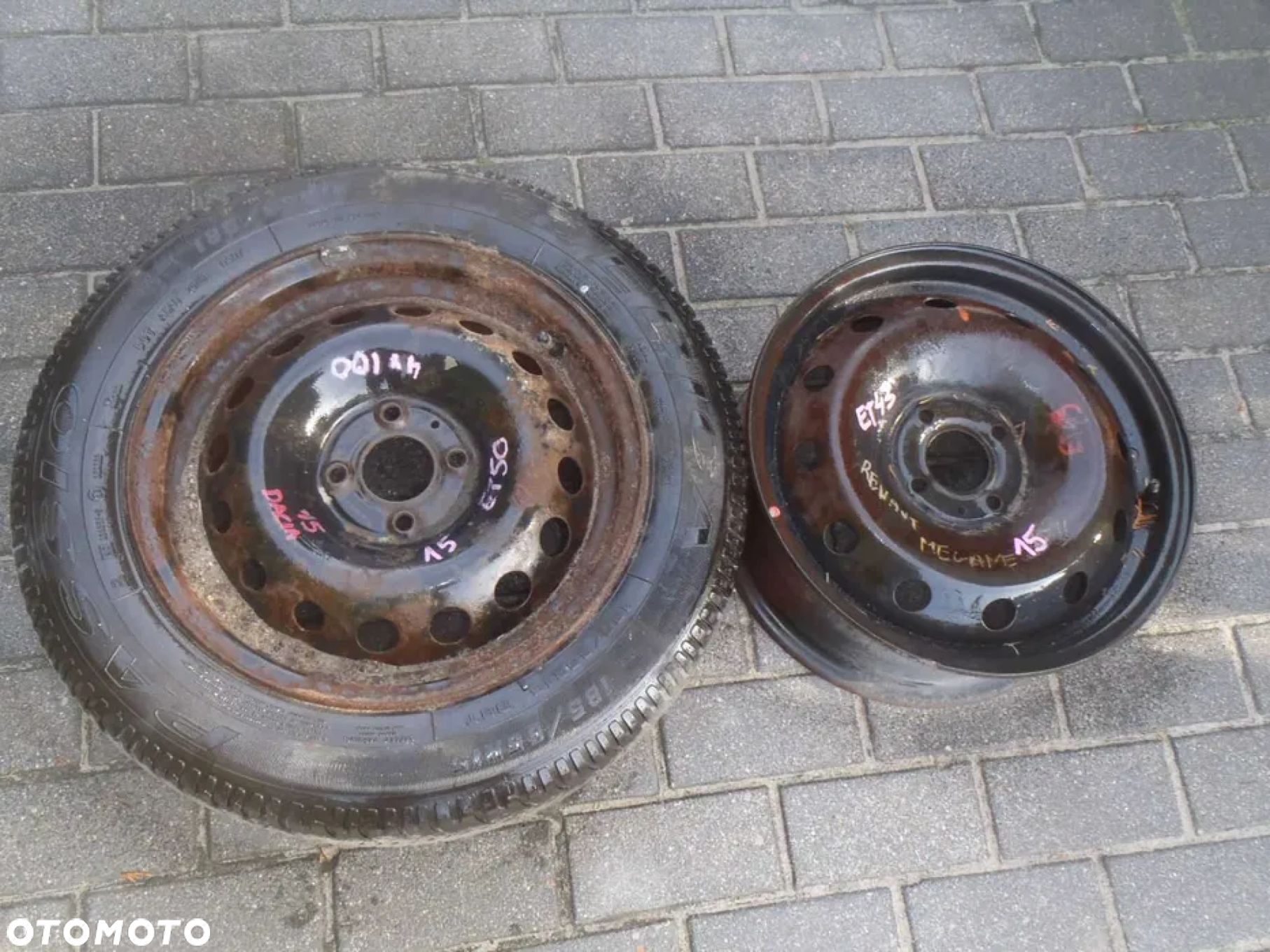 felga felgi renault megane et 43 dacia logan 15 4x100 et50 - 1