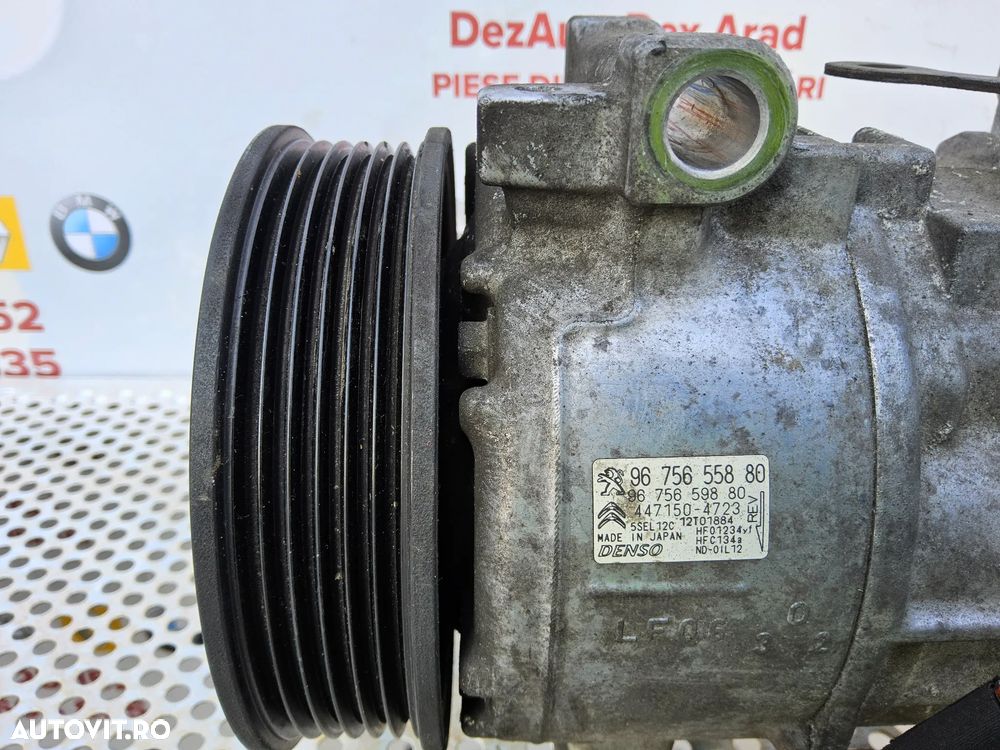Compresor clima Peugeot 1.6 3008 306 cod 9675655880 Citroen c4 c5 508 5008 1.2 cactus 208 2008 - 2