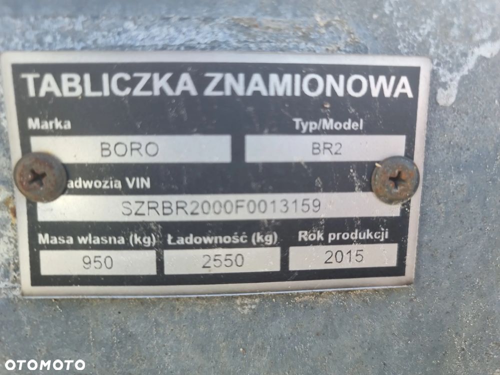Boro Laweta Boro 2015r długa 8m x szeroka 2,55 Laweta Boro 2015r długa 8m x 2,55m FV23% - 9