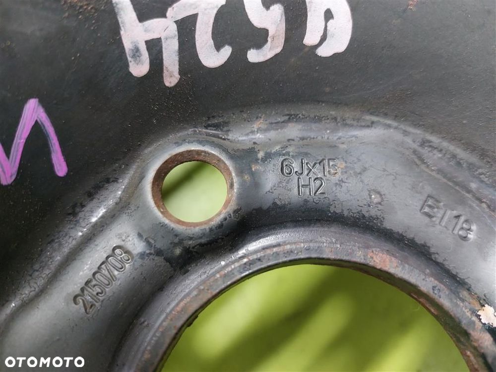 Felga stalowa PEUGEOT 406 PARTNER CITROEN XSARA C5 / 6J 15 ET18 4X108 - 3