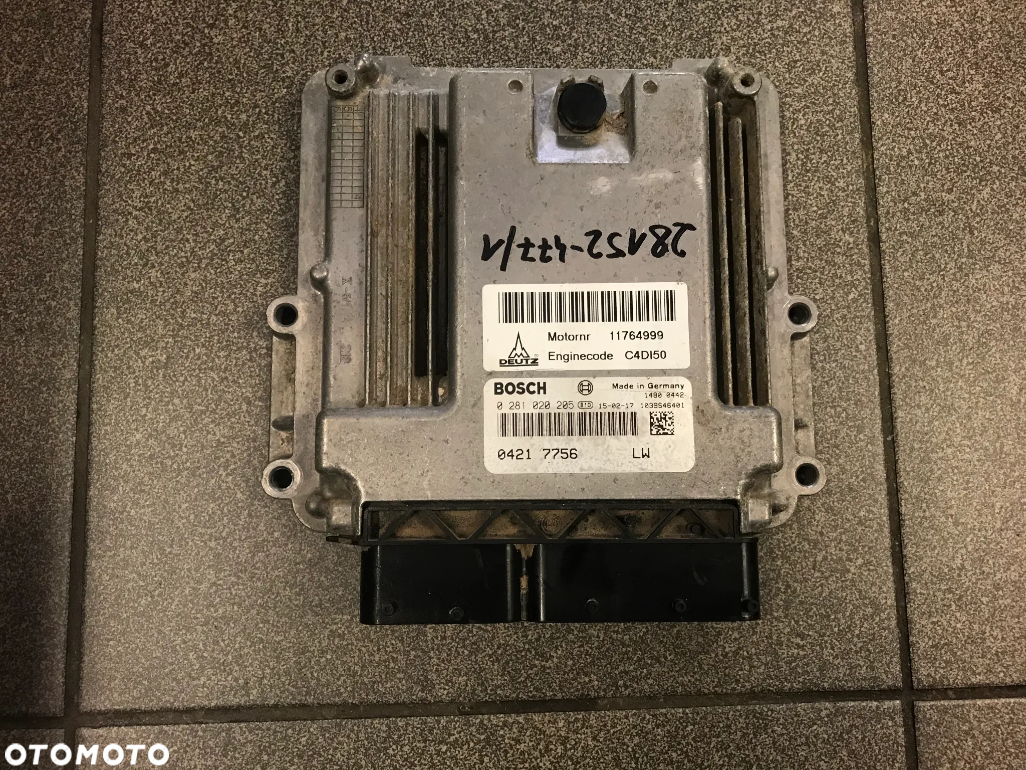 KOMPUTER STEROWNIK DEUTZ 0281020205 C4DI50 BOSCH - 3