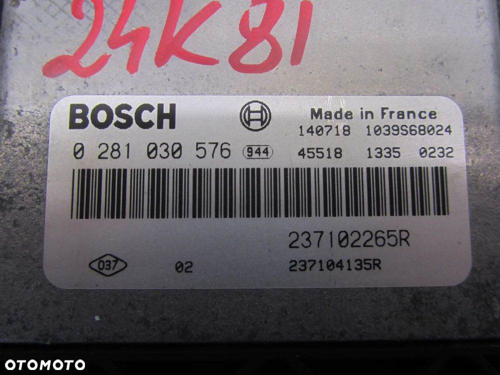 renault master III 2.3 dci komputer sterownik silnika 0281030576 - 2