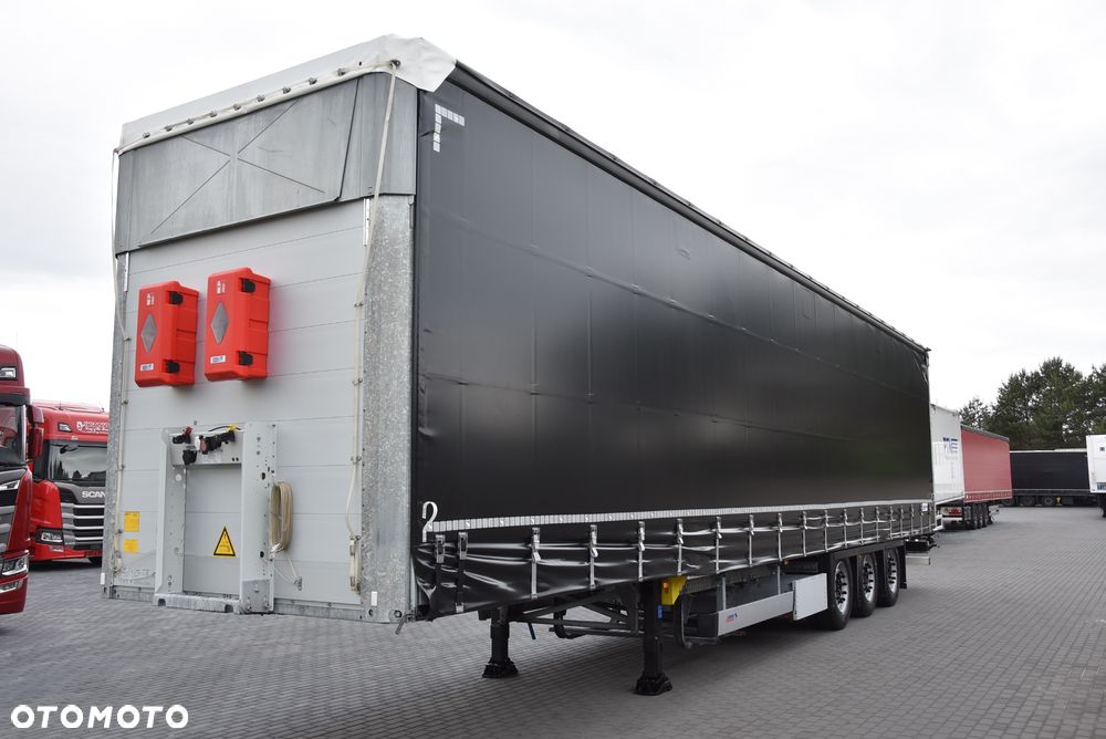 Schmitz Cargobull VARIOS SYSTEM BDE / FIRANA / OŚ PODNOSZONA / SŁUPKI ROZSUWANE  / MAŁA PALECIARA / NOWE OPONY / STAN JAK FABRYCZNIE NOWY ! ! ! - 1