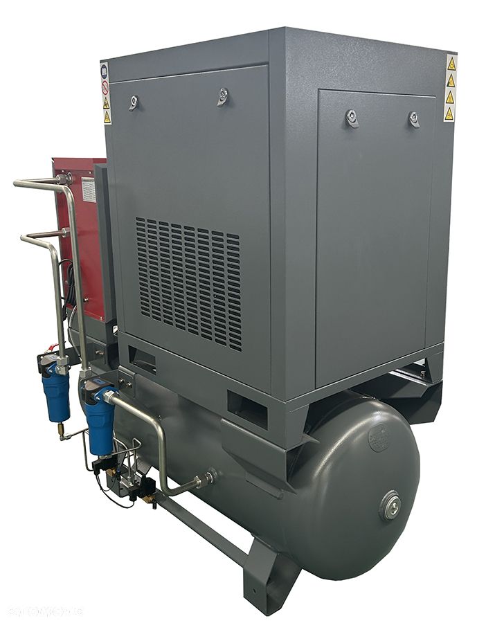 Kompresor śrubowy 850 l/min 5,5 KW Falownik Osuszacz Filtry Kupczyk - 6